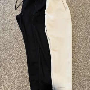 3 pair of Men's Black(2) and Tan(1) Jogger Pants
